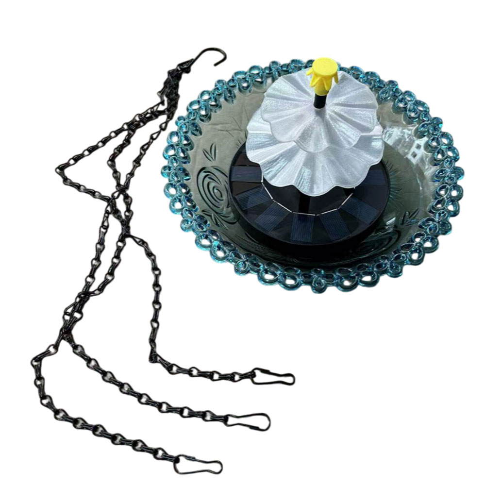 Solar Bird Bath Fountain with  - Bonsai Garden Backyard ulasan dan harga