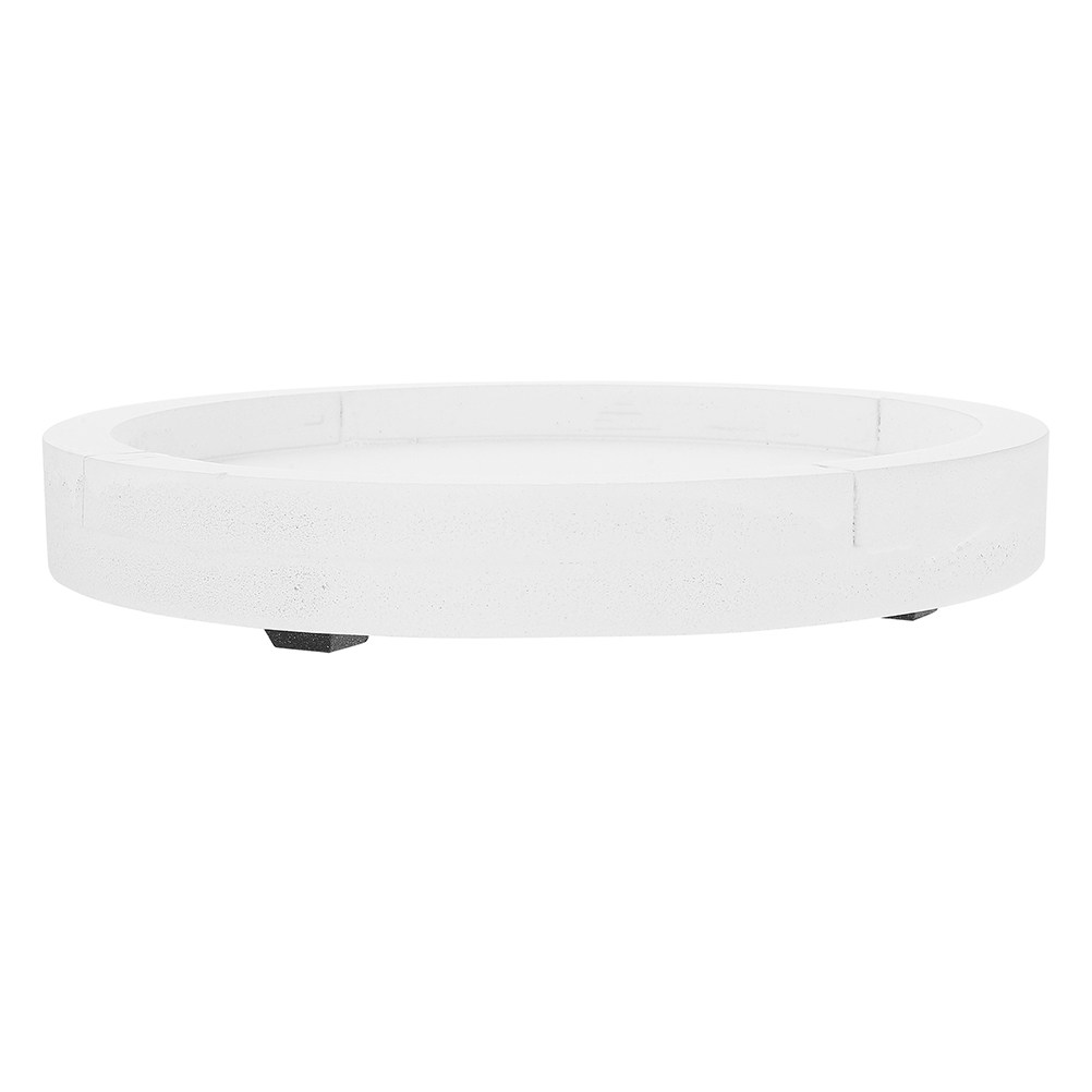 Thickened White Round Cement-L - Humidity Tray Pebble ulasan dan harga