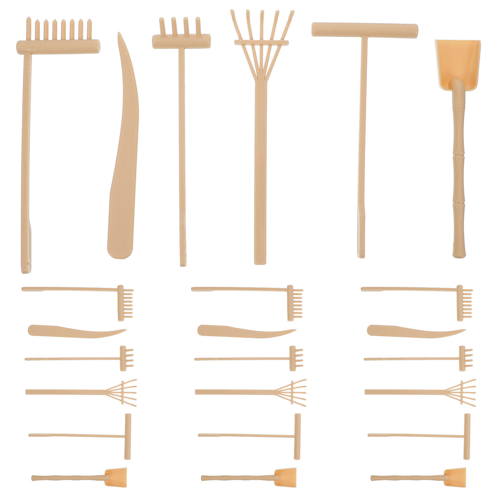 4 Sets Tools Hand Held Rake Mi - Bonsai Zen Garden Set ulasan dan harga