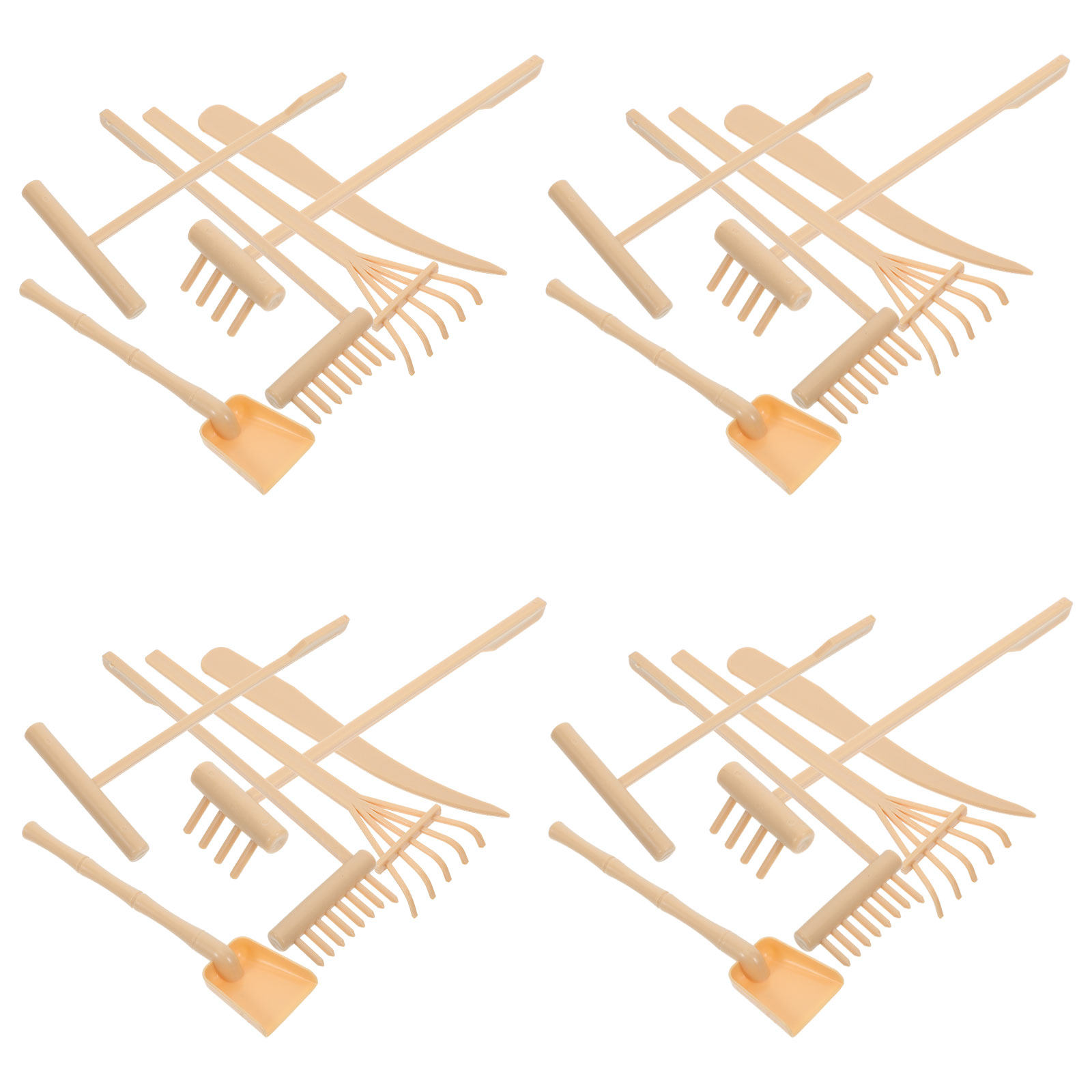 4 Sets Tools Hand Held Rake Mi - Bonsai Zen Garden Set ulasan dan harga